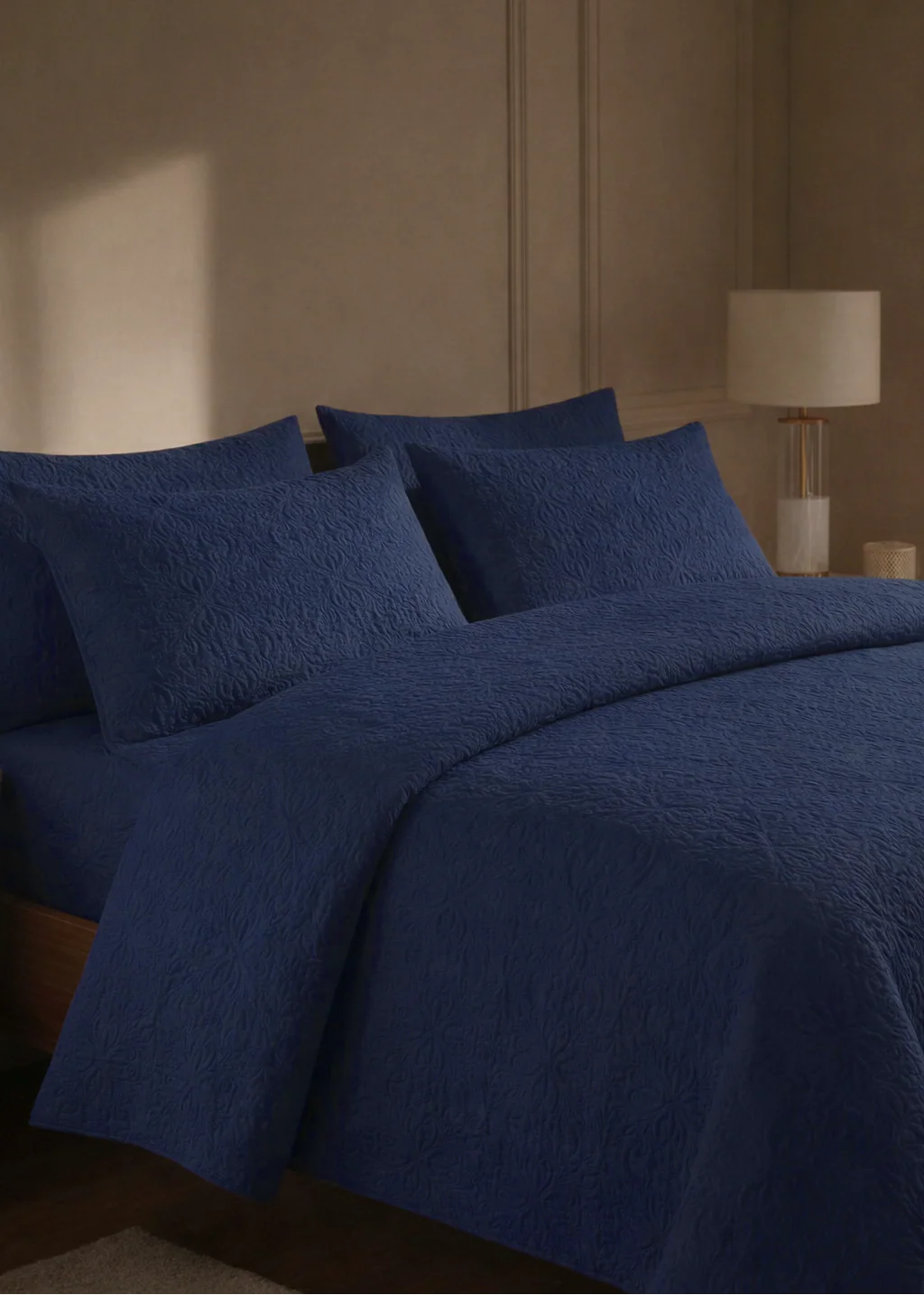 3 Pcs Quilted Comforter Set – 049