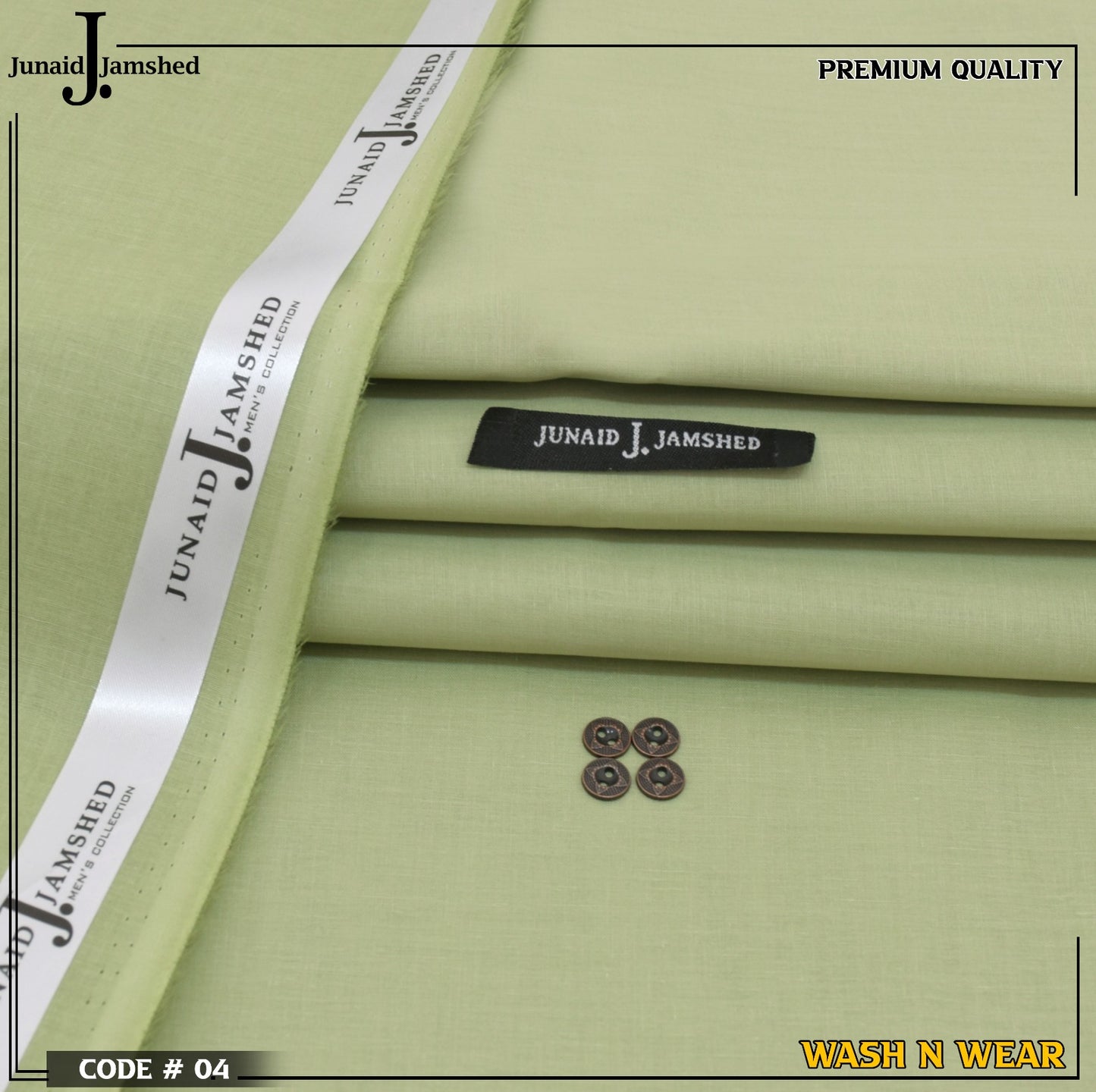 J. Silver finish soft cotton - PISTACHIO