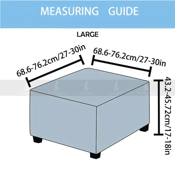 Square Bubble Stuff Fitted Stool Cover (Maroon Color)