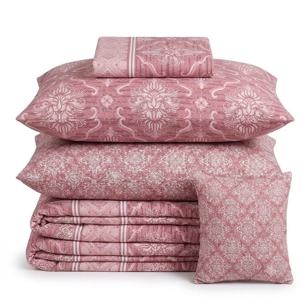7 Pcs Quilted Comforter Set