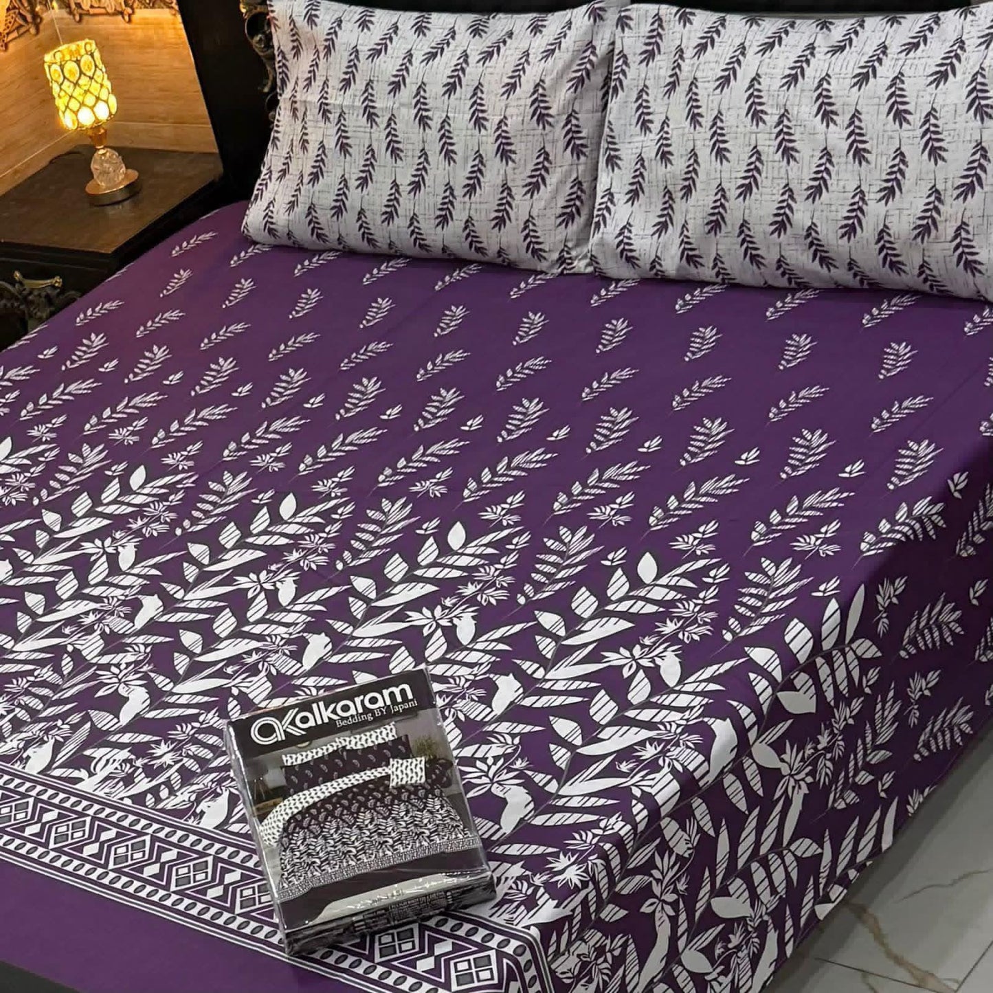 Al karam 3 Pcs Bedsheet - Feuills