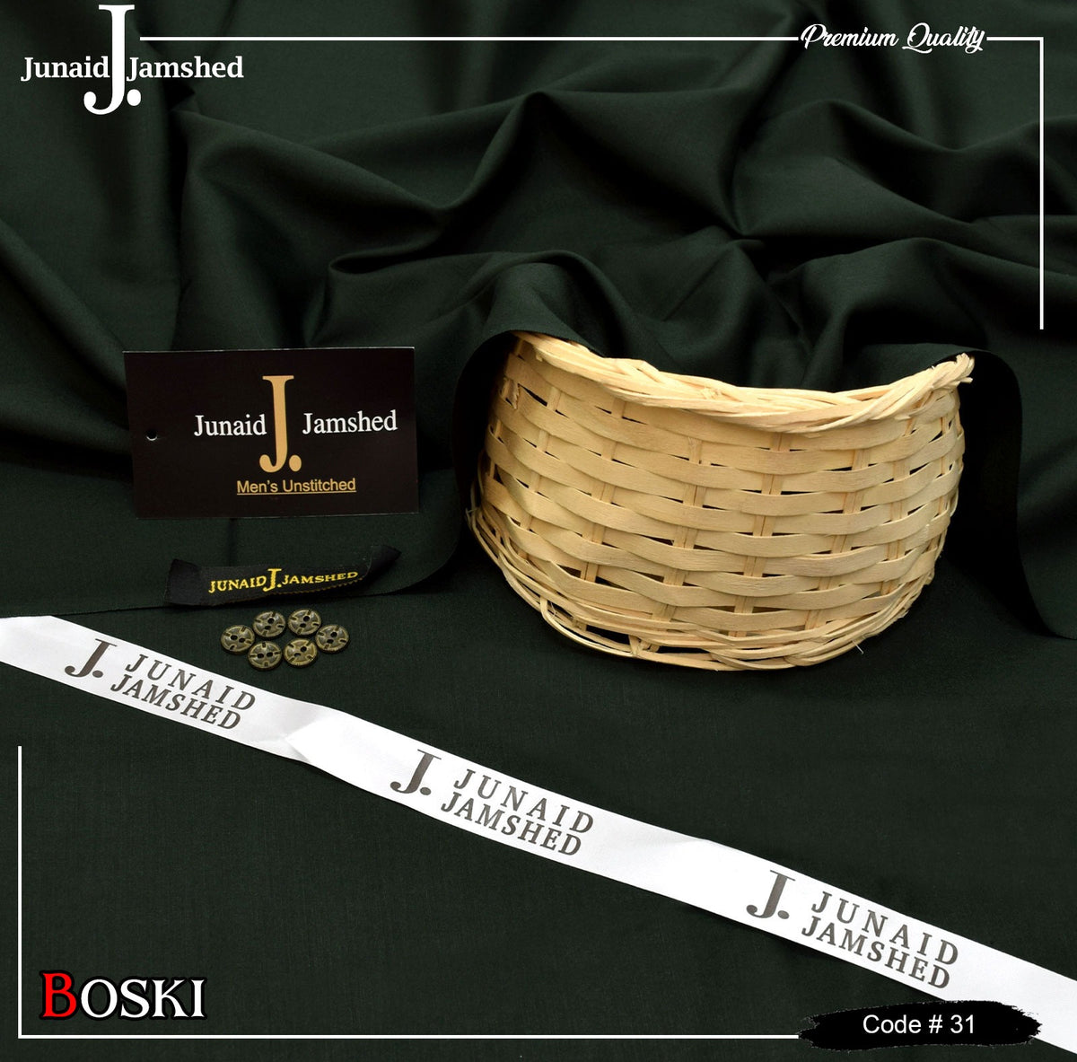 J. Junaid Jamshed wash and Wear Booski - Mungiya