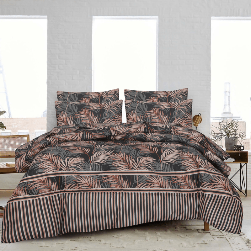 4 Pcs Quilted Comforter Set – 019