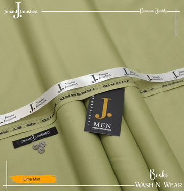 J. Junaid Jamshed wash and Wear Booski - Lime Mint