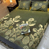 Al karam 3 Pcs Bedsheet - Emerald Vine