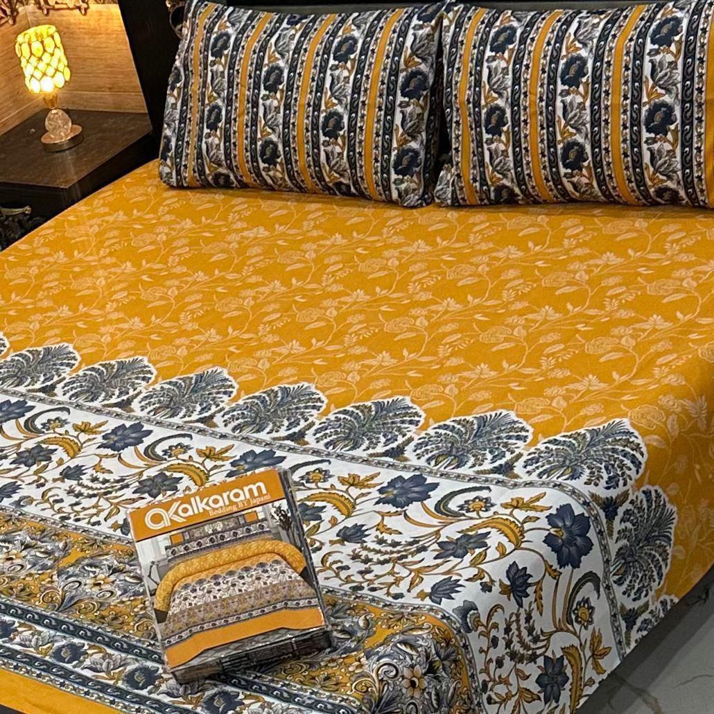 3 Pcs Bedsheet - 10