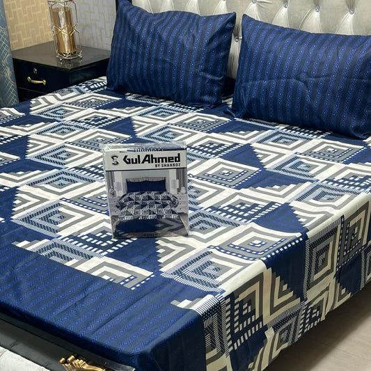GulAhmed 3Pcs Bedsheet -33