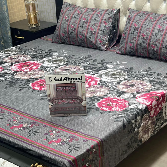 GulAhmed 3Pcs Bedsheet -25