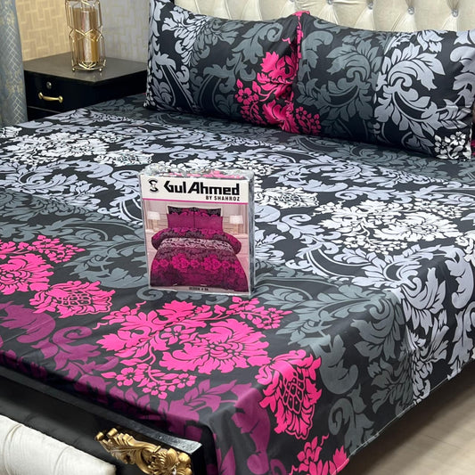 GulAhmed 3Pcs Bedsheet -07