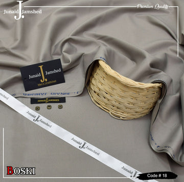J. Junaid Jamshed wash and Wear Booski - Grey