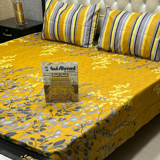 GulAhmed 3Pcs Bedsheet -35