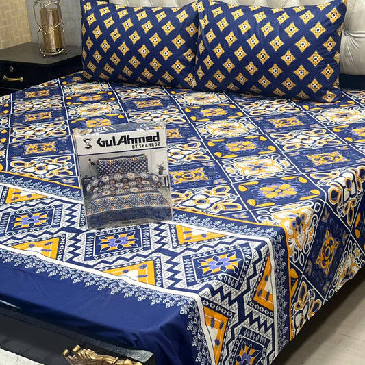 GulAhmed 3Pcs Bedsheet -09