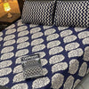 Al karam 3 Pcs Bedsheet - Teal Tropics