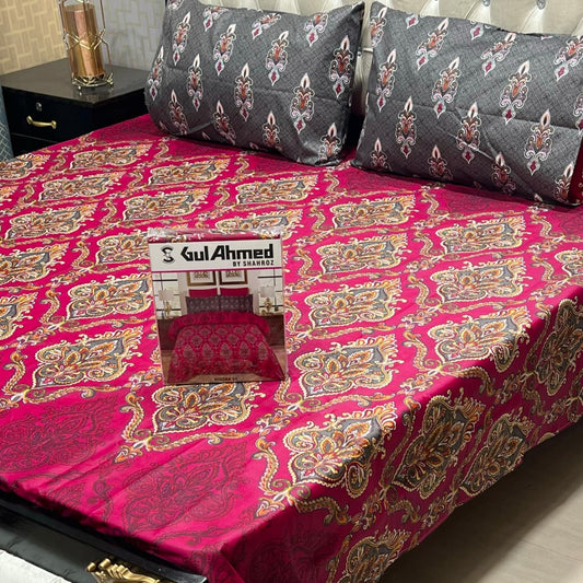 GulAhmed 3Pcs Bedsheet -28