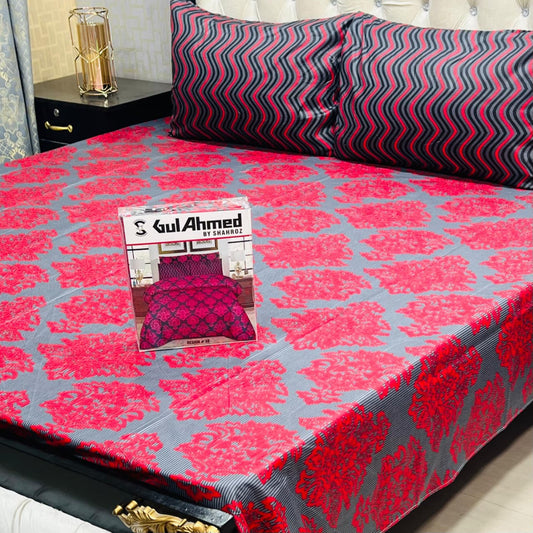 GulAhmed 3Pcs Bedsheet -11
