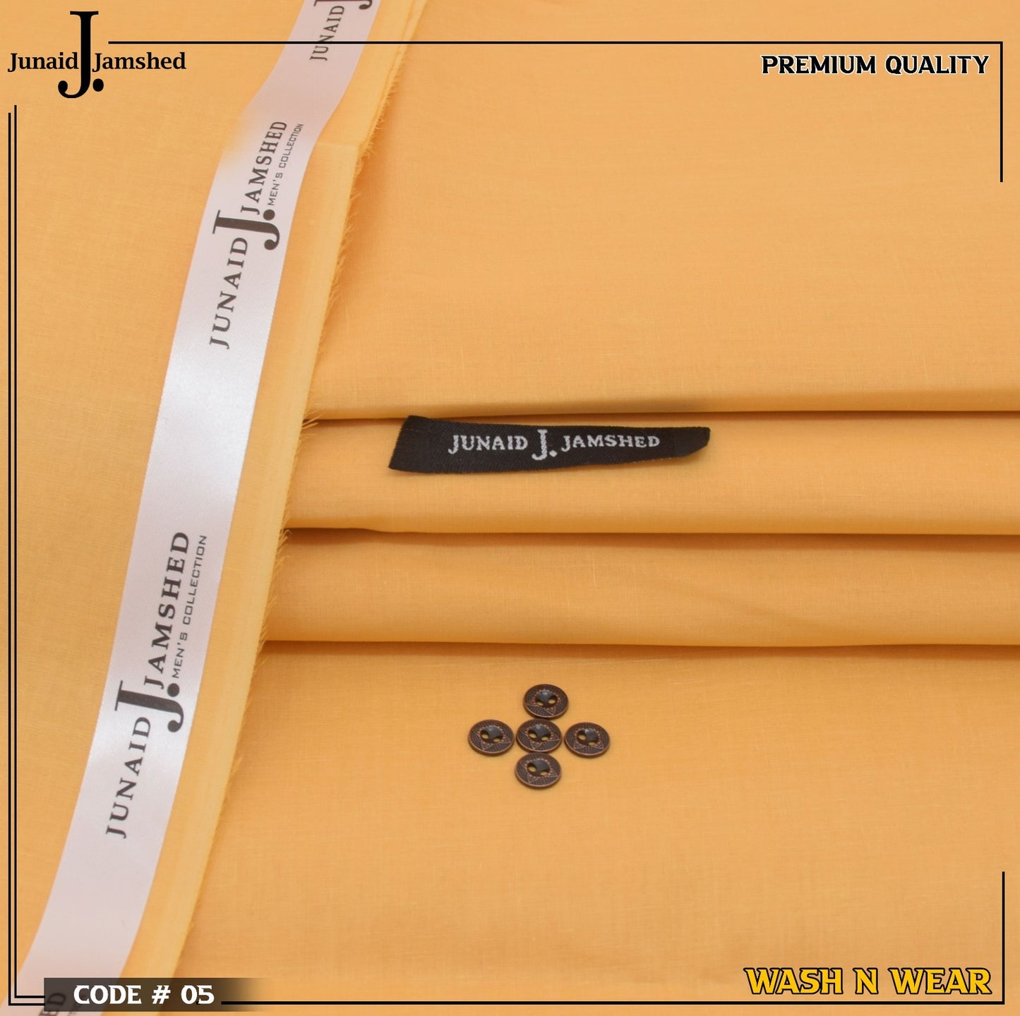 J. Silver finish soft cotton - AMBER