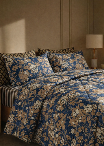4 Pcs Quilted Comforter Set – 039
