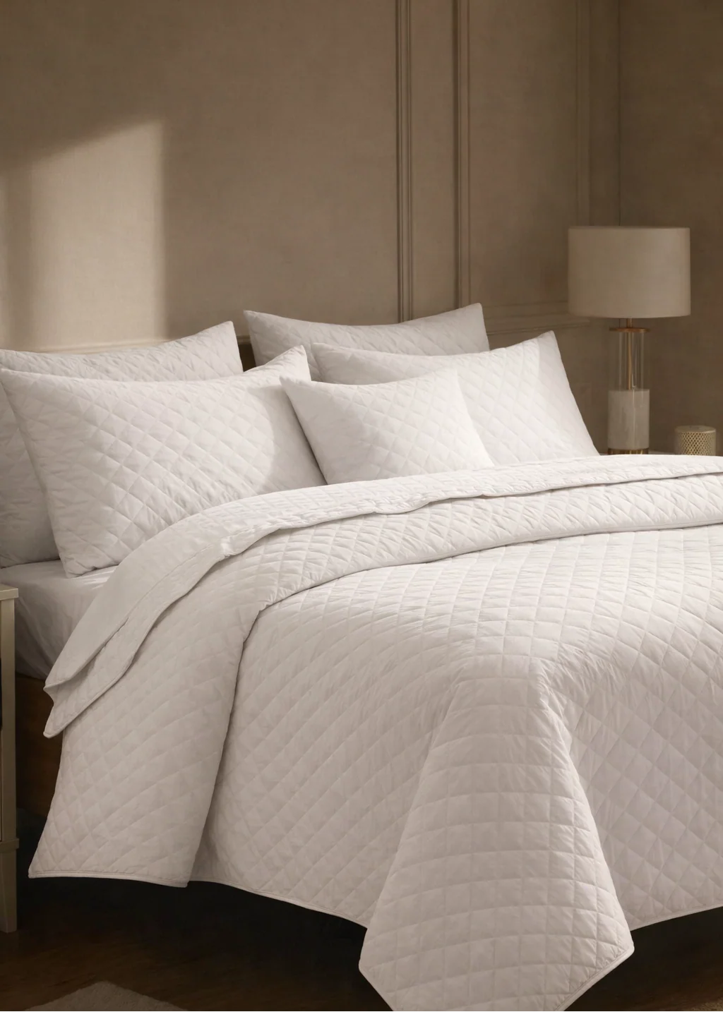 3 Pcs Quilted Comforter Set – 045