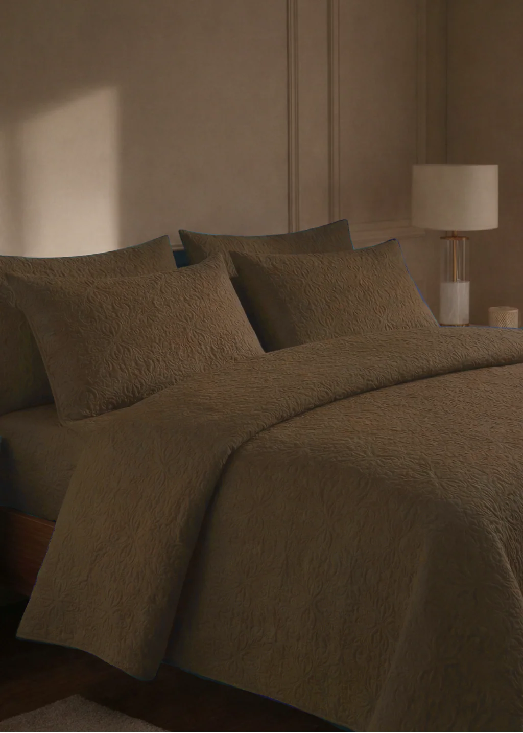 3 Pcs Quilted Comforter Set – 046