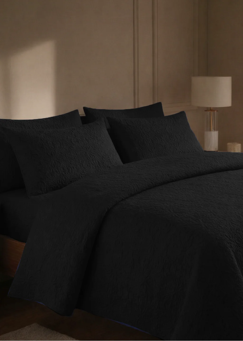 3 Pcs Quilted Comforter Set – 047