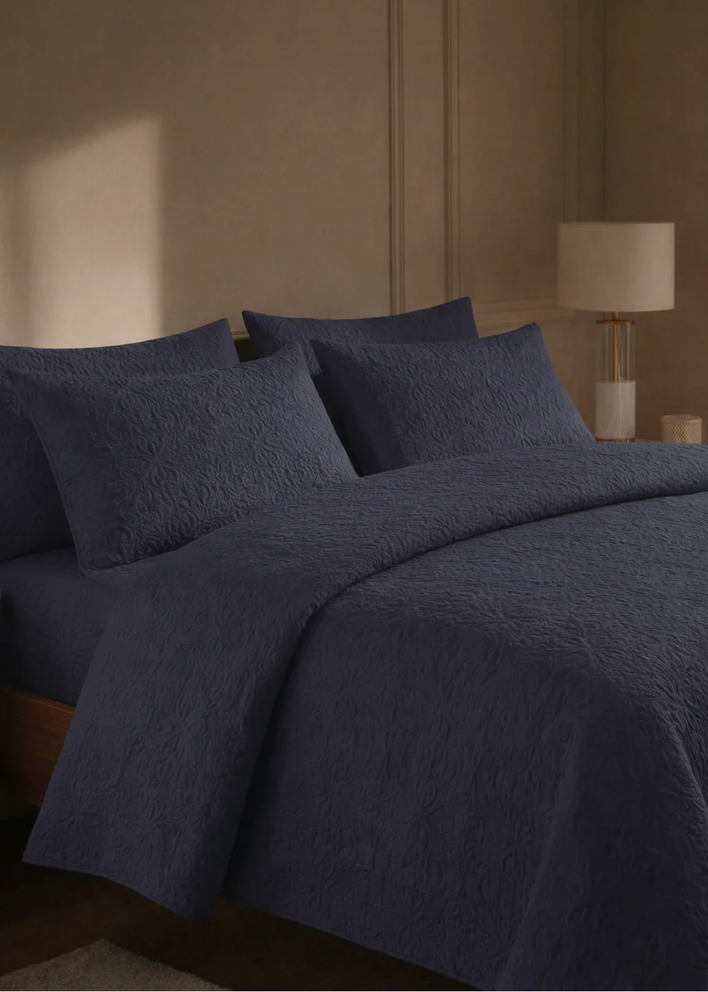 3 Pcs Quilted Comforter Set – 048