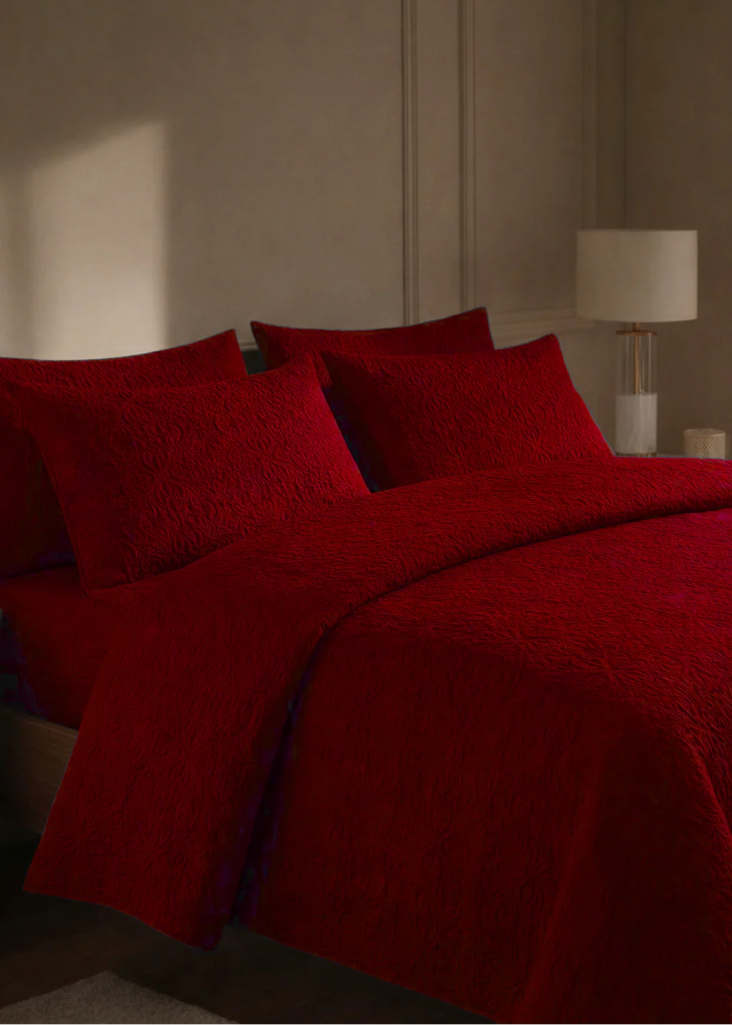3 Pcs Quilted Comforter Set – 050