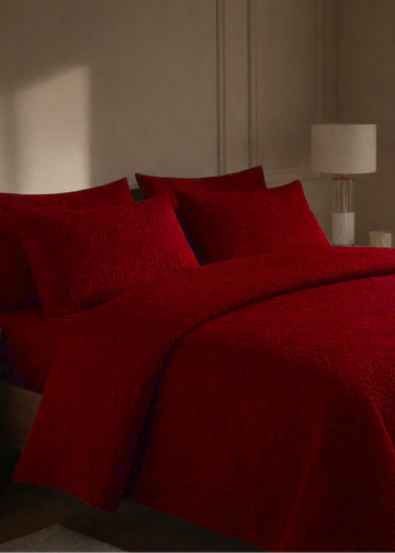 3 Pcs Quilted Comforter Set – 050