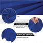 Frill Style Micro Mesh Chair Cover (Blue Color)