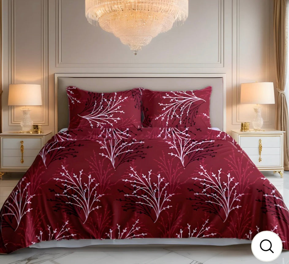 3 Pcs Bedsheet - 23