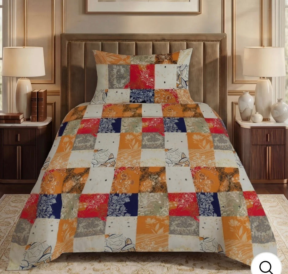 3 Pcs Bedsheet - 26