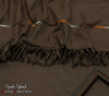 Mens Winter Wool shawl-brown