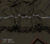 Mens Winter Wool shawl-olive