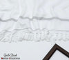 Mens Winter Wool shawl-white