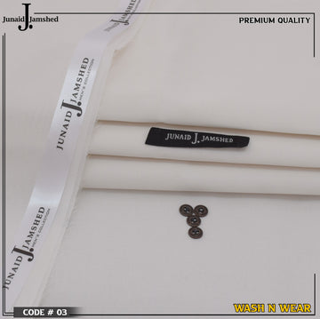 J. Silver finish soft cotton - OFF WHITE