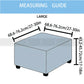 Square Bubble Stuff Fitted Stool Cover (Grey Color)