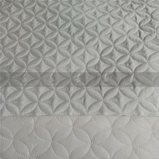 Ultrasonic Quilted Sofa Cover (Off White Color)