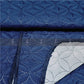 Ultrasonic Quilted Sofa Cover (Blue Color)