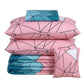 7 Pcs Quilted Comforter Set - pink