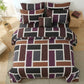7 Pcs Quilted Comforter Set - Browny
