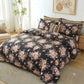 7 Pcs Quilted Comforter Set - Snow