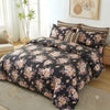 7 Pcs Quilted Comforter Set - Snow