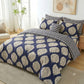 7 Pcs Quilted Comforter Set - Teal Tropics