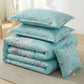 7 Pcs Quilted Comforter Set - Breeze