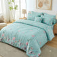 7 Pcs Quilted Comforter Set - Breeze