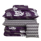 7 Pcs Quilted Comforter Set - Florescent