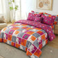 7 Pcs Quilted Comforter Set - Slate Geometric