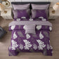 7 Pcs Quilted Comforter Set - Florescent