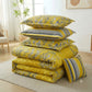 7 Pcs Quilted Comforter Set - Golden Lattic