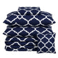 7 Pcs Quilted Comforter Set - Blueline