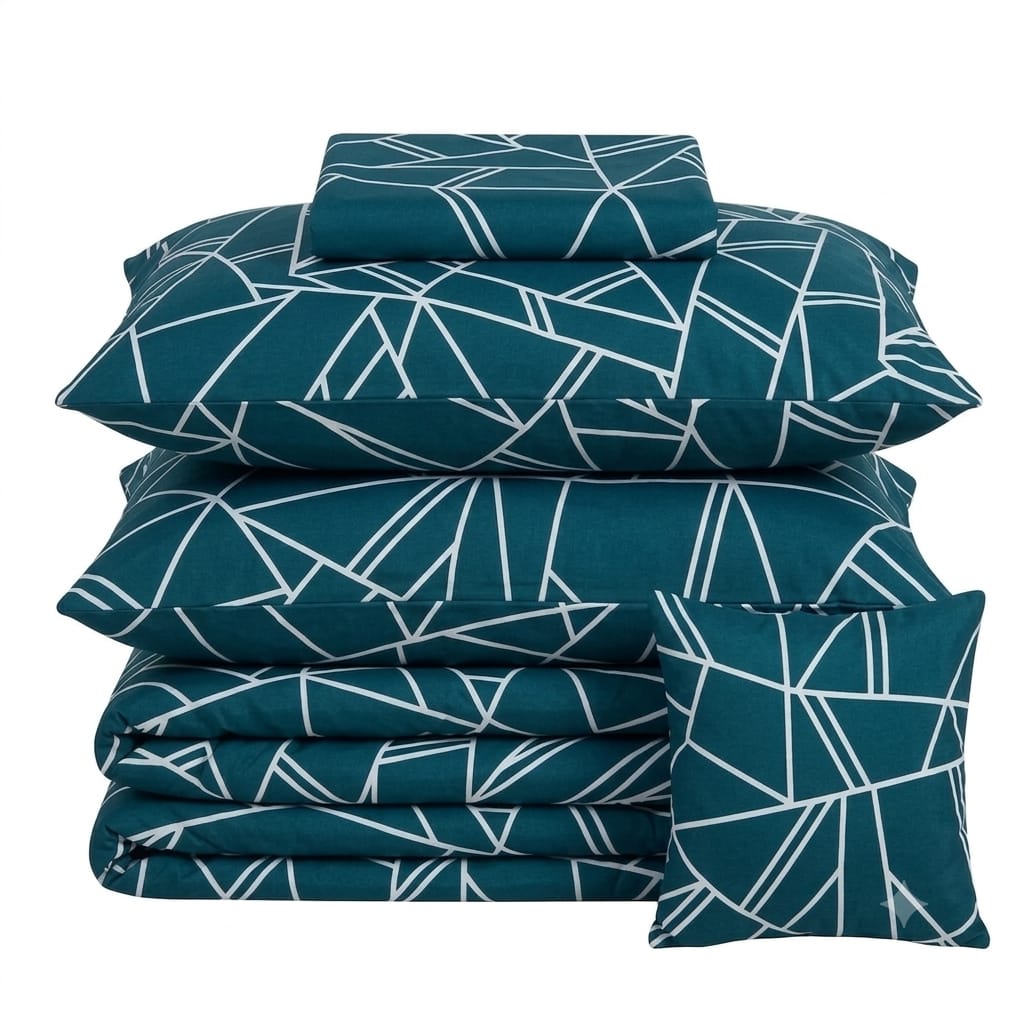 7 Pcs Quilted Comforter Set - Gloria